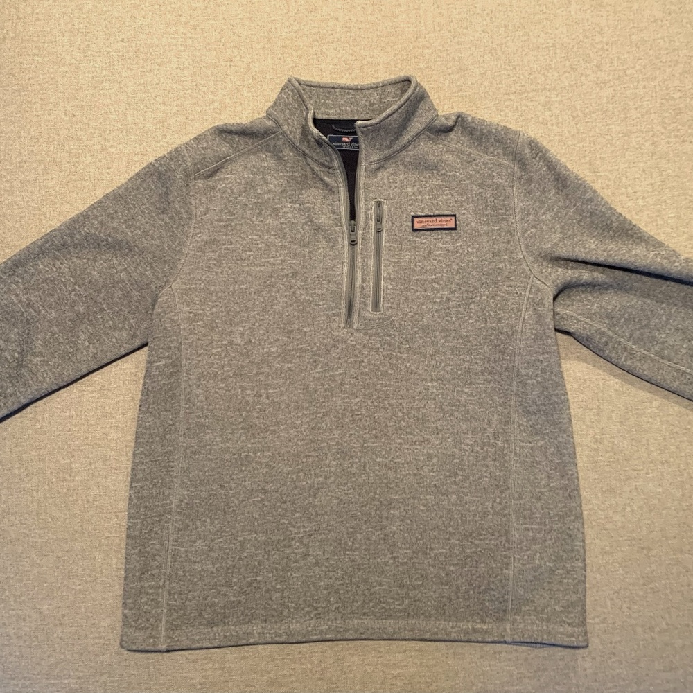 Vineyard Vine Men's Large Quarter-Zip Fleece